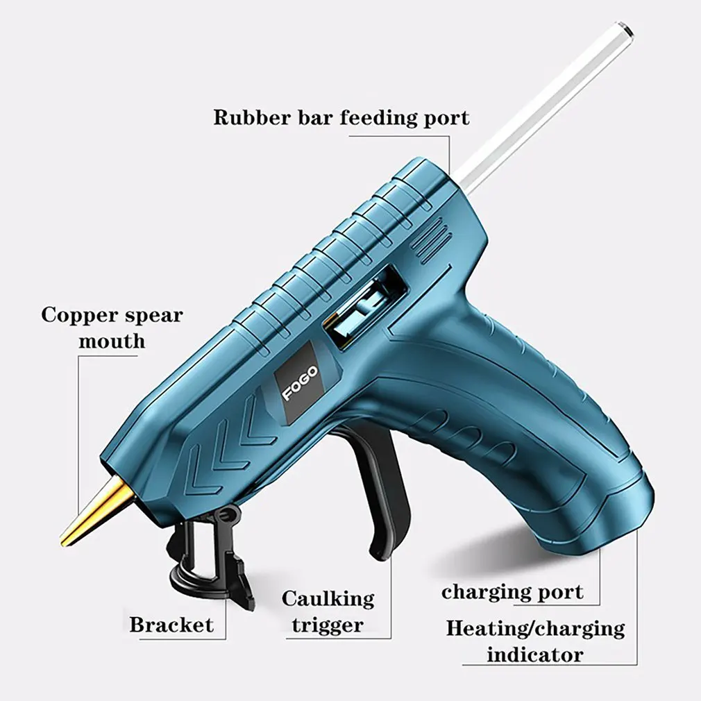Hot Melt Glue Tool Lithium Electric with 40/100pcs 7mm Rechargeable Hot Melt Glue Tool Universal Wireless Hot Melt Glue Tool
Hot Melt Glue Tool Lithium Electric with 40/100pcs 7mm Rechargeable Hot Melt Glue Tool Universal Wireless Hot Melt Glue Tool