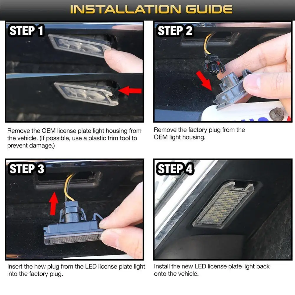 2pcs Led Rear Lights for Jeep Grand Cherokee Fiat Plate Lights License Lights 500C 500 Plate License E7I3
2pcs Led Rear Lights for Jeep Grand Cherokee Fiat Plate Lights License Lights 500C 500 Plate License E7I3