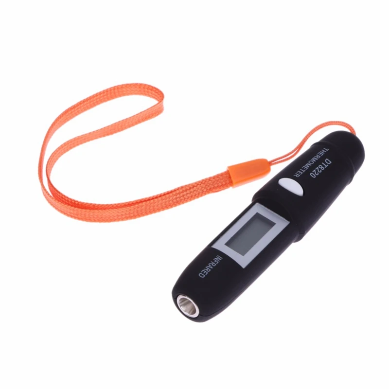 HHO-Non-Contact Mini Infrared Thermometer IR Temperature Measuring Digital LCD Display Infrared Thermometer Pen DT8220 Black
HHO-Non-Contact Mini Infrared Thermometer IR Temperature Measuring Digital LCD Display Infrared Thermometer Pen DT8220 Black