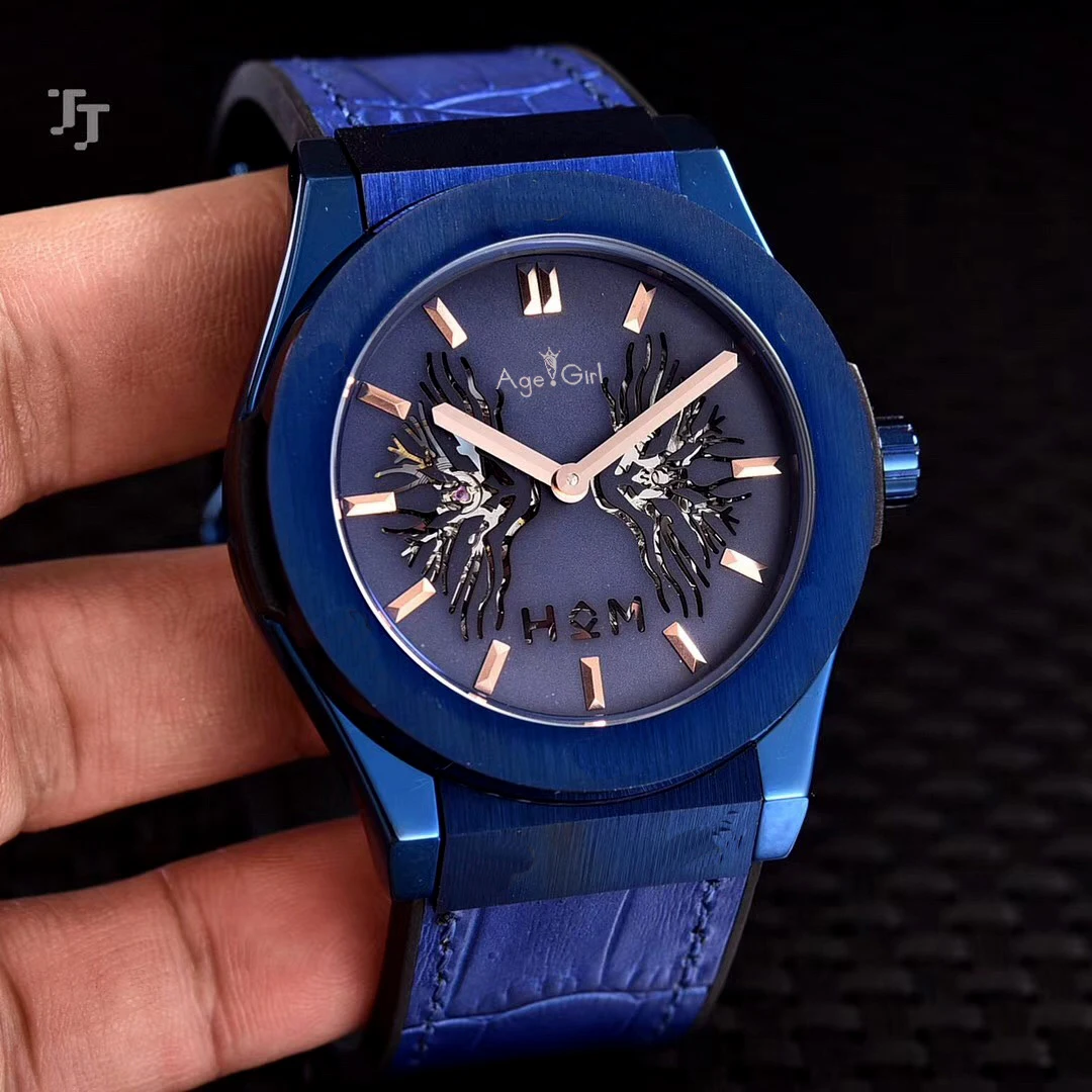 Luxury Brand New Men Rose Gold Silver Black Stainless Steel 904L Automatic Mechanical Sapphire Tourbillion Watches Blue Leather
Luxury Brand New Men Rose Gold Silver Black Stainless Steel 904L Automatic Mechanical Sapphire Tourbillion Watches Blue Leather