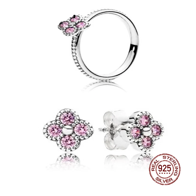 NEW 100% 925 sterling silver pink flower shaped zircon hollow elegant ring female models elegant noble ring Ear Studs
NEW 100% 925 sterling silver pink flower shaped zircon hollow elegant ring female models elegant noble ring Ear Studs
