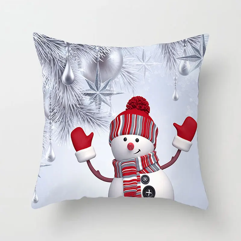 Sigle-sided Printing Polyester Christmas Decorative Throw Pillows Case Cartoon Snowman Santa Claus Cushion Cover Car Home Decor
Sigle-sided Printing Polyester Christmas Decorative Throw Pillows Case Cartoon Snowman Santa Claus Cushion Cover Car Home Decor