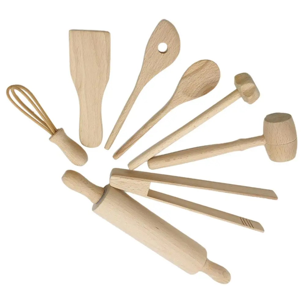 Kids Cooking And Baking Utensils Wooden Real Cooking Set Fun Little Junior Chef Essential Kitchen Lessons Career Role Play Toys
Kids Cooking And Baking Utensils Wooden Real Cooking Set Fun Little Junior Chef Essential Kitchen Lessons Career Role Play Toys
