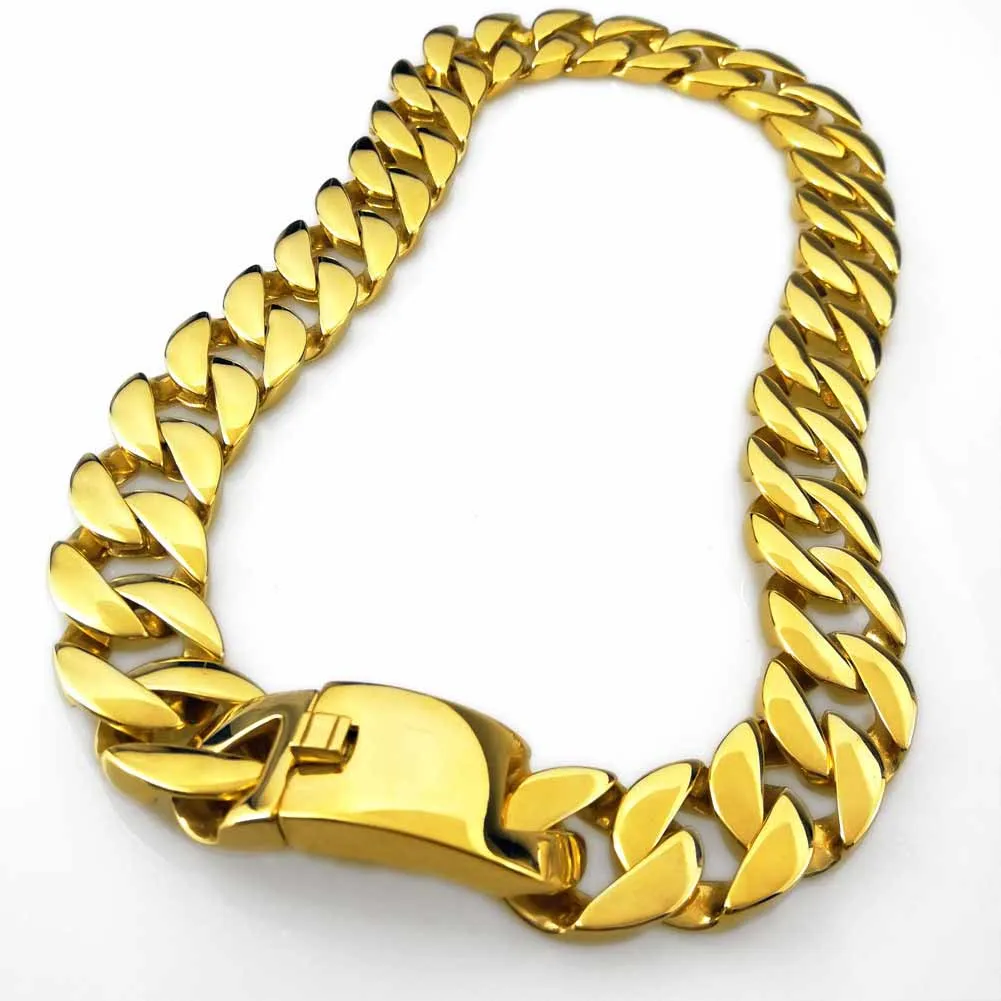 316L Stainless Steel 24MM Super Heavy Jewelry Mens Flat Curb Cuban Chain Necklaces Hip hop Exaggerated T Show ShChoker Necklace
316L Stainless Steel 24MM Super Heavy Jewelry Mens Flat Curb Cuban Chain Necklaces Hip hop Exaggerated T Show ShChoker Necklace