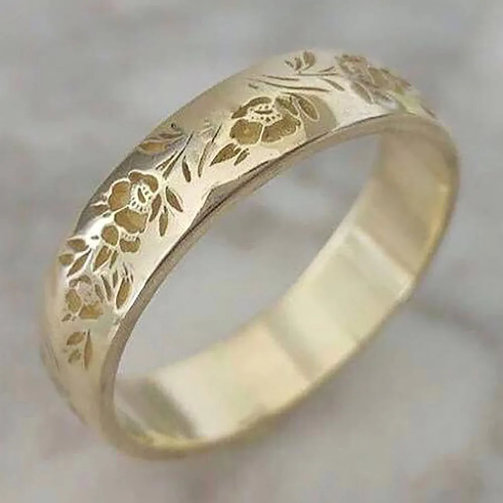 Vintage Carved Flower Pattern Ring for Women Multi Size Statement Wedding Anniversary Finger Ring Jewelry Gift for Wife
Vintage Carved Flower Pattern Ring for Women Multi Size Statement Wedding Anniversary Finger Ring Jewelry Gift for Wife