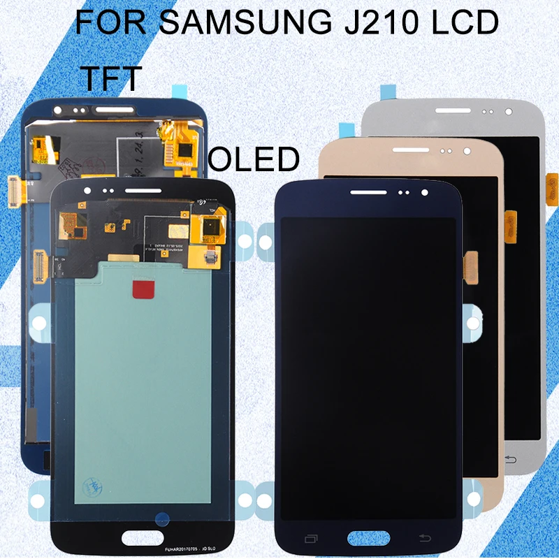 Catteny Super Amoled для Samsung Galaxy J210 Lcd J2 2016 дисплей с сенсорным экраном дигитайзер в сборе