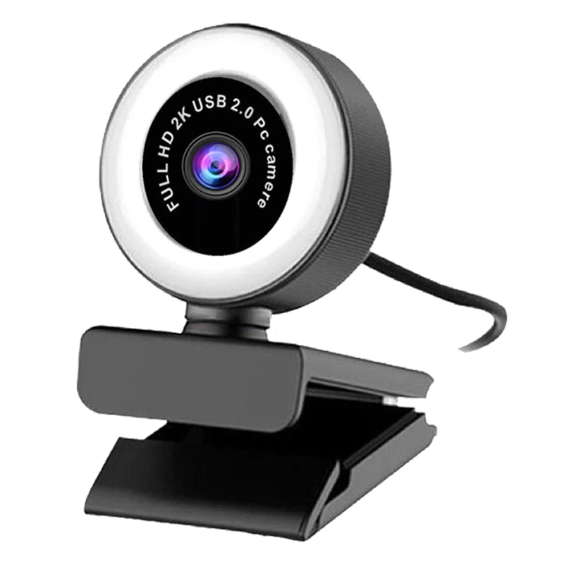 2K High-Definition Computer Camera AF Auto Focus for Live Broadcast Video Calling Conference Fill Light Web Cam
2K High-Definition Computer Camera AF Auto Focus for Live Broadcast Video Calling Conference Fill Light Web Cam