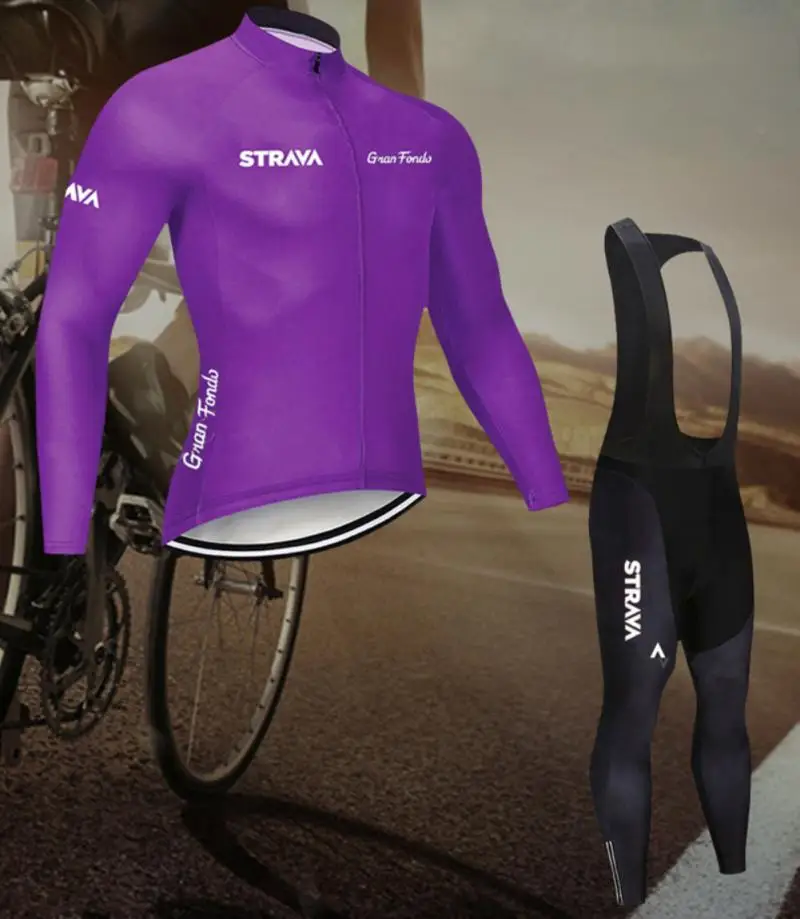 Spring And Autumn Riding Back Trousers Long Sleeve Team Version STRAVA Team Riding Suit Long Sleeve Suit Cycling Equipment
Spring And Autumn Riding Back Trousers Long Sleeve Team Version STRAVA Team Riding Suit Long Sleeve Suit Cycling Equipment