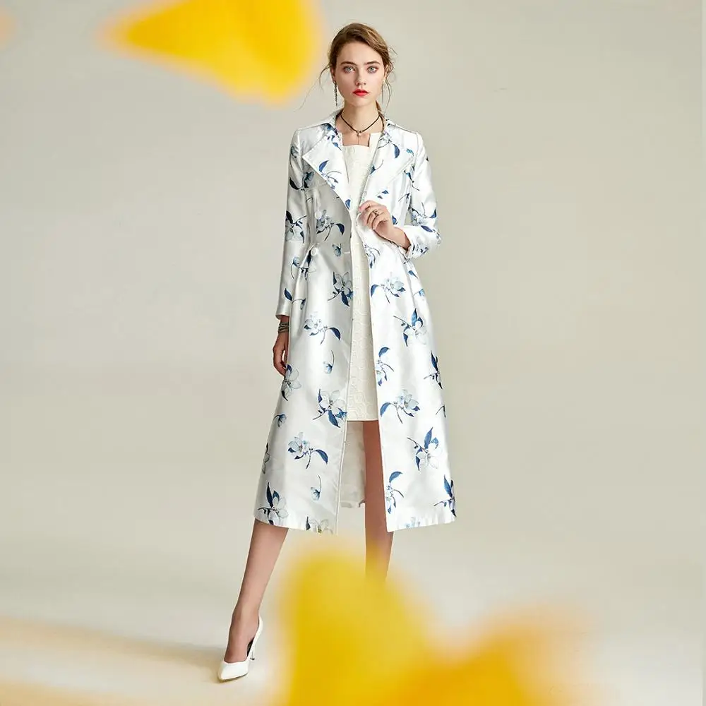 White Print Elegant Women Trench Coat 2020 New Double Breasted Lapel Female Windbreaker Fashion Slim Women Overcoat
White Print Elegant Women Trench Coat 2020 New Double Breasted Lapel Female Windbreaker Fashion Slim Women Overcoat