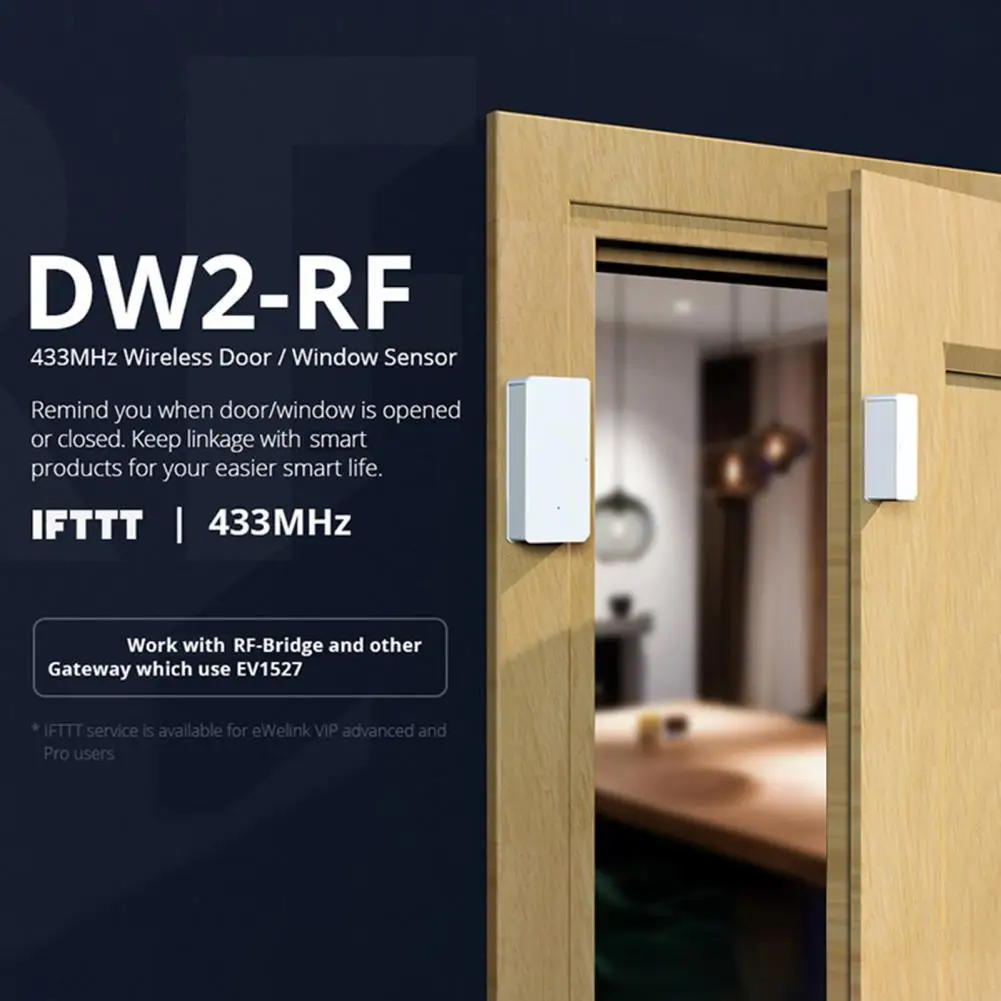DW2-RF Smart Home Wifi Door Opening Sensor Wireless Magnetic Alarm System Door Detector Compatible with Alexa Google Home Tuya
DW2-RF Smart Home Wifi Door Opening Sensor Wireless Magnetic Alarm System Door Detector Compatible with Alexa Google Home Tuya
