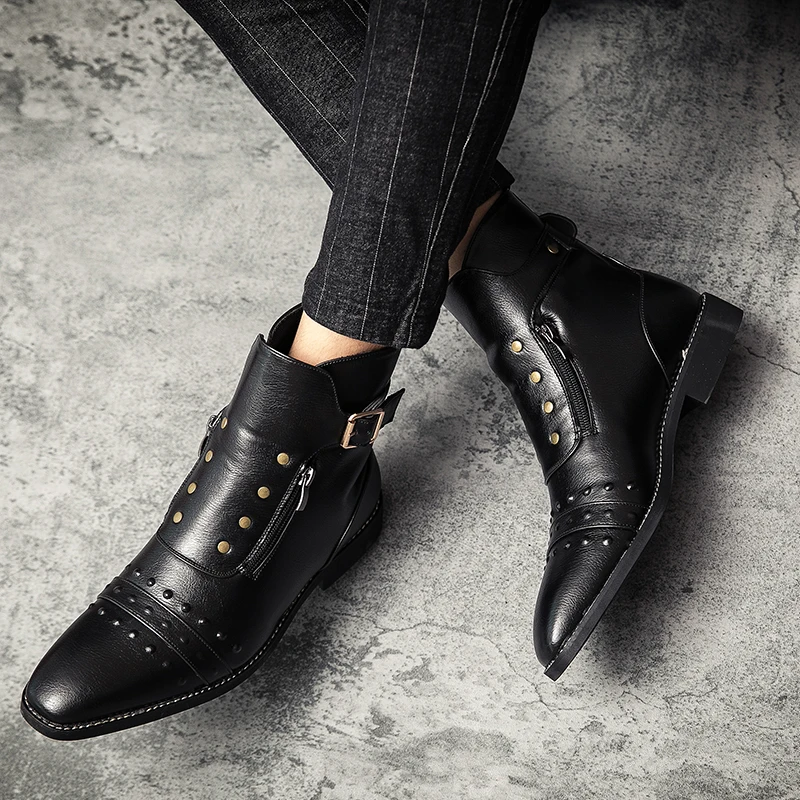 Британская модель, новые кожаные официальные ботинки, обувь большого размера для мужчин, модные красные, коричневые ботинки для осени и зим...
Британская модель, новые кожаные официальные ботинки, обувь большого размера для мужчин, модные красные, коричневые ботинки для осени и зим...