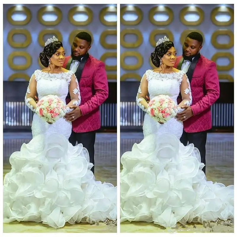 Свадебные платья с длинным рукавом и юбкой-годе, многоярусные Свадебные платья из органзы, свадебные платья по индивидуальному заказу
Свадебные платья с длинным рукавом и юбкой-годе, многоярусные Свадебные платья из органзы, свадебные платья по индивидуальному заказу