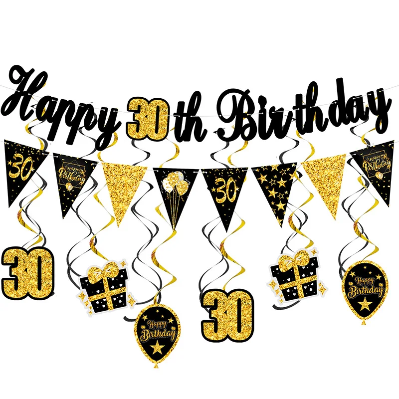 Happy 30th 50th Birthday Party Decoration Banner Set Hanging Swirls 30 40 50 60 Years Anniversary Adult Birthday Party Supplies
Happy 30th 50th Birthday Party Decoration Banner Set Hanging Swirls 30 40 50 60 Years Anniversary Adult Birthday Party Supplies