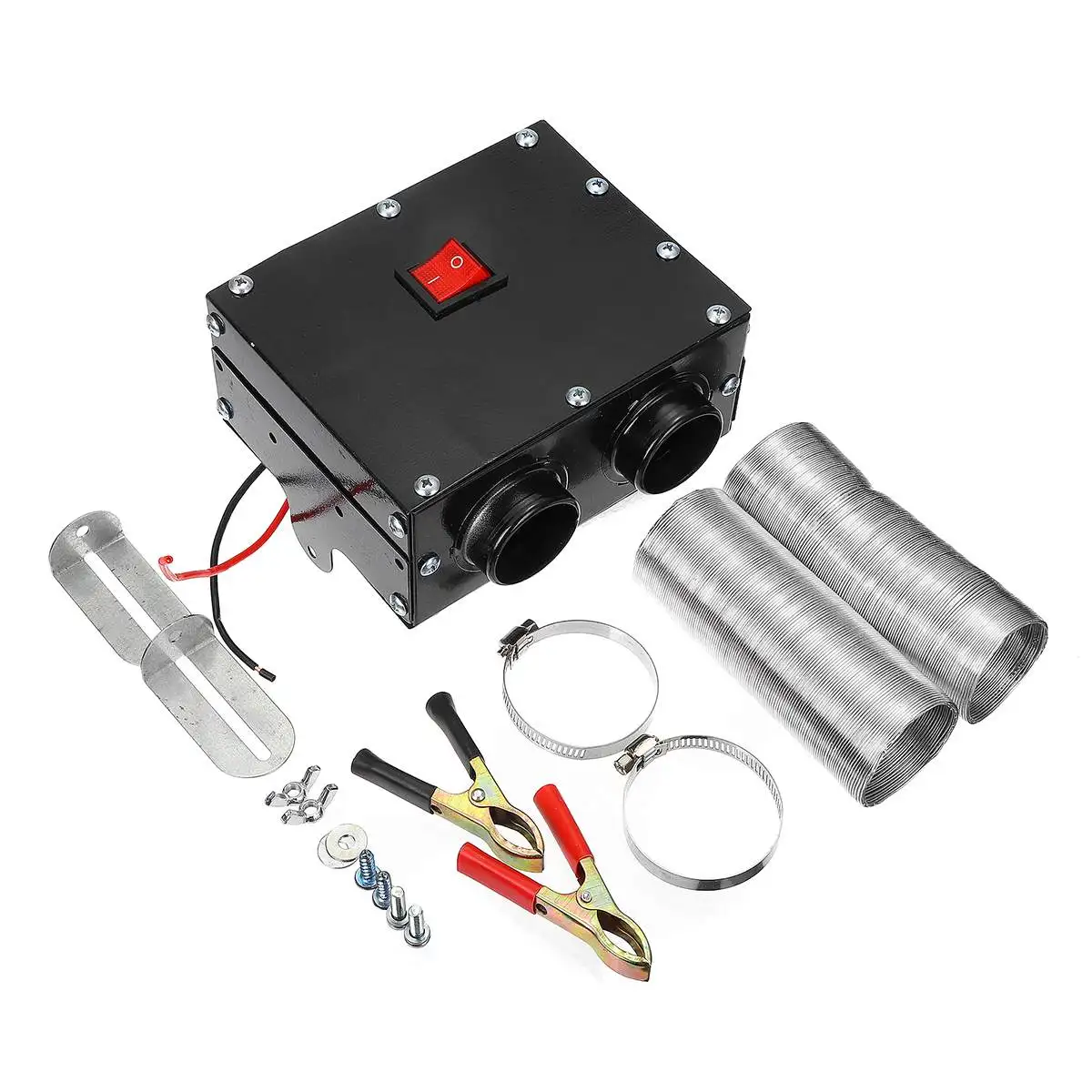 Car Heater Tungsten Heater 2 Air 12V 600w Hole Outlet 2 Cooling Fan 80C Used for Defrost Demist Deicing Instant Winter Heating
Car Heater Tungsten Heater 2 Air 12V 600w Hole Outlet 2 Cooling Fan 80C Used for Defrost Demist Deicing Instant Winter Heating