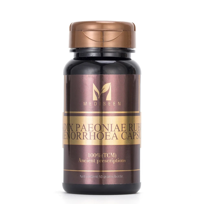 Mediseen Radix Paeoniae Rubra Amenorrhoea capsule, Help Periodic lower abdominal distension and pain, Climacteric syndrome 50pcs
Mediseen Radix Paeoniae Rubra Amenorrhoea capsule, Help Periodic lower abdominal distension and pain, Climacteric syndrome 50pcs
