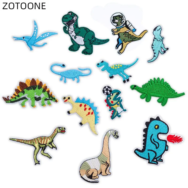 ZOTOONE Cartoon Dinosaur Iron on Patches for Jackets Embroidery Patch DIY Heat Transfer Stegosaurus Applique Sew Animal Badges D
ZOTOONE Cartoon Dinosaur Iron on Patches for Jackets Embroidery Patch DIY Heat Transfer Stegosaurus Applique Sew Animal Badges D