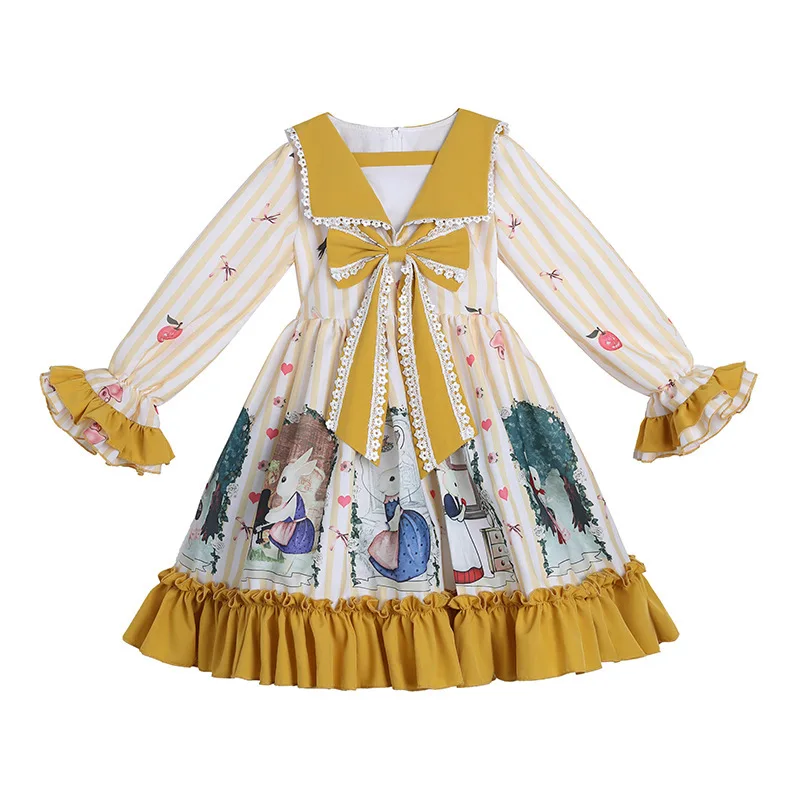 2021 spring and summer new girl Lolita Lolita dress baby child birthday princess dress one generation
2021 spring and summer new girl Lolita Lolita dress baby child birthday princess dress one generation