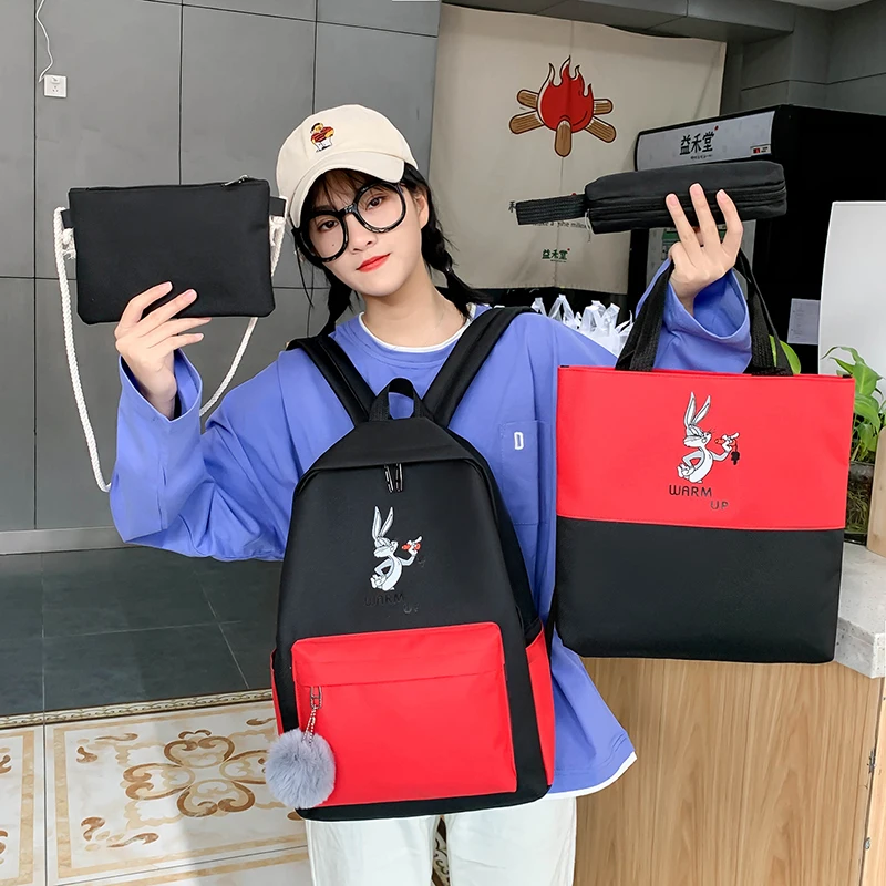Fashion School Bag Canvas Backpack Women 2020 Large Capacity Schoolbags Girl Bagpack Female Knapsack Mochilas Mujer School Bag
Fashion School Bag Canvas Backpack Women 2020 Large Capacity Schoolbags Girl Bagpack Female Knapsack Mochilas Mujer School Bag