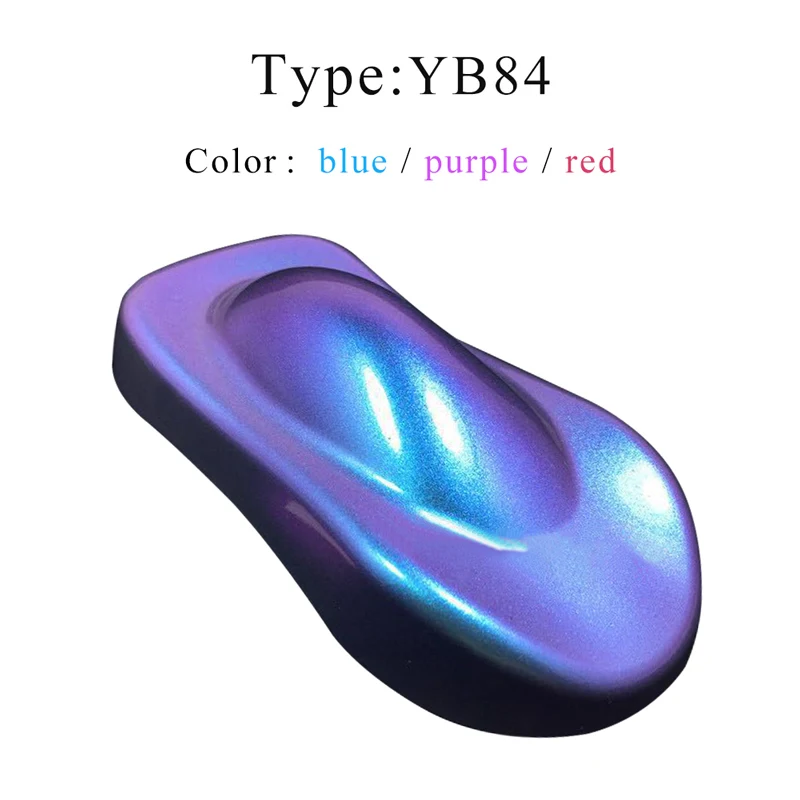

YB84 Chameleon Pigment Rainbow Powder for Automotive Crafts Decoration Nail Art Glitters Kit Manicure Tips 100g Chameleon Powder
