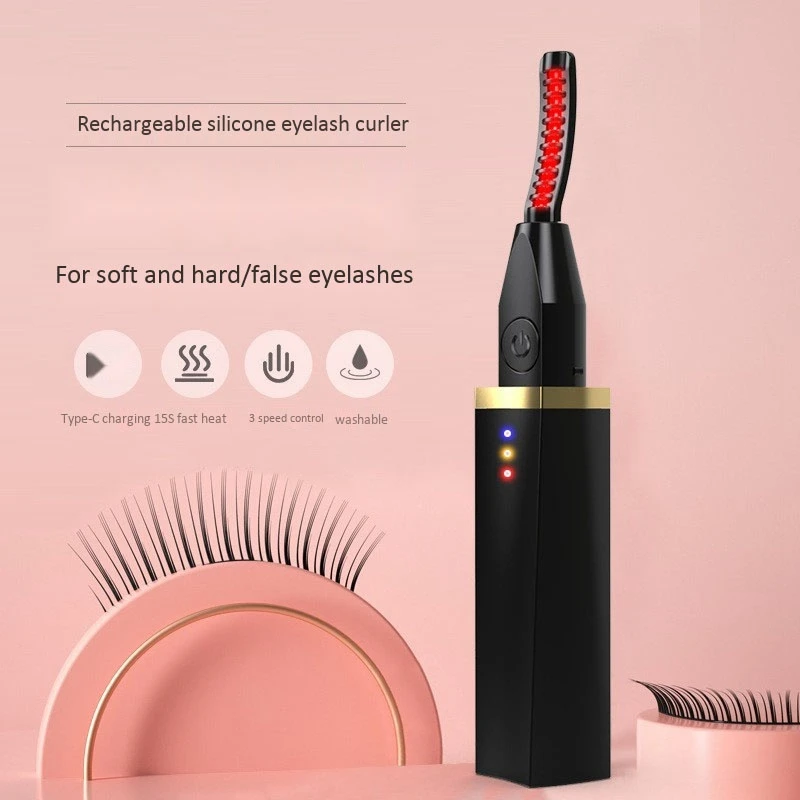 Electric Heated Eyelash Curler Heated Makeup Eye Lashes Heated Eyelash Curler Applicator Long Lasting Beauty Tool
Electric Heated Eyelash Curler Heated Makeup Eye Lashes Heated Eyelash Curler Applicator Long Lasting Beauty Tool