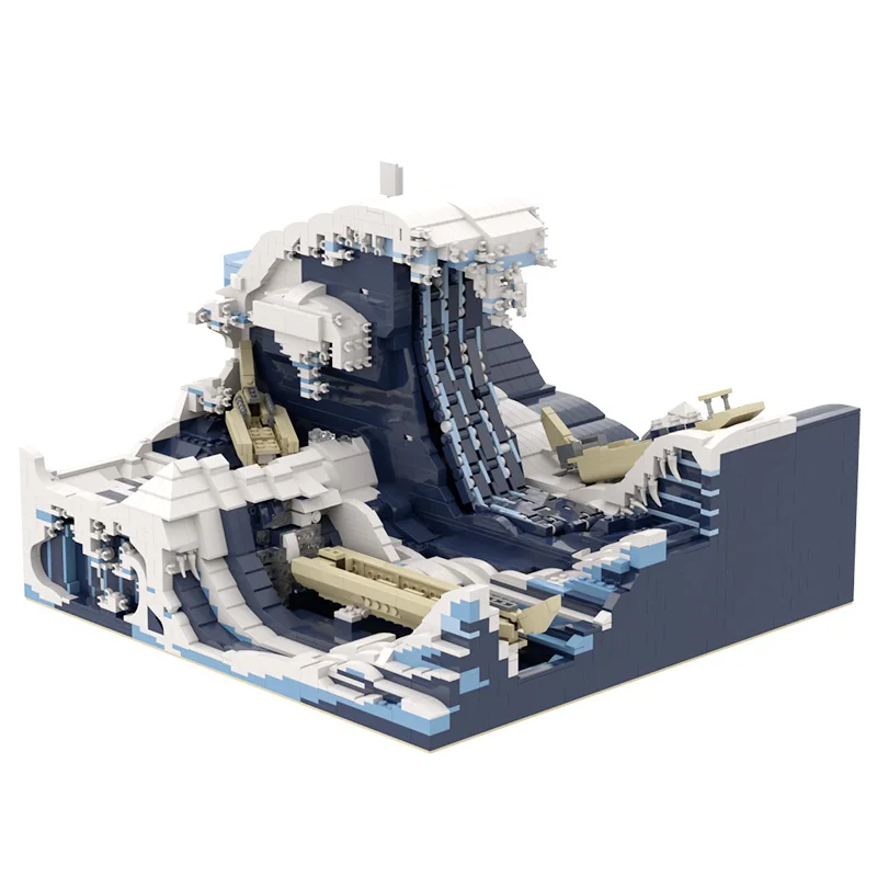 DIY World Famous Japan Hokusai Great Wave Building Blocks Toy Great Kanagawa Fuyue 36 Model Bricks Block MOC Toys
DIY World Famous Japan Hokusai Great Wave Building Blocks Toy Great Kanagawa Fuyue 36 Model Bricks Block MOC Toys