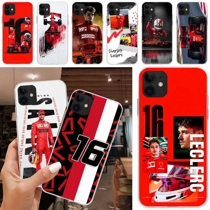 Charles Leclerc F1 16 Phone Case Matching Coque Transparent For Iphone XR 11 12 13 Pro X XS Max 6 7 8 6s Plus SE2020 Case 
Charles Leclerc F1 16 Phone Case Matching Coque Transparent For Iphone XR 11 12 13 Pro X XS Max 6 7 8 6s Plus SE2020 Case
