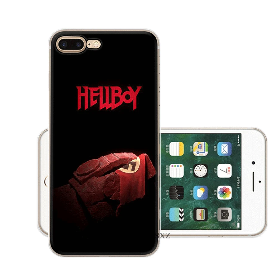 Чехол на мобильный телефон для iPhone Apple XR X XS Max 6 6s 7 8 P Lus 5 2 SE Hellboy Rise защита |