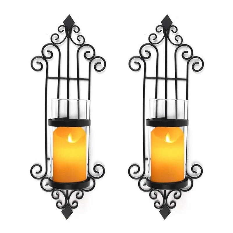 New Year Home Decor Candlestick Candlesticks For Candles European Style Wall Hanging Wrought Iron Golden Glass Candle Holder
New Year Home Decor Candlestick Candlesticks For Candles European Style Wall Hanging Wrought Iron Golden Glass Candle Holder