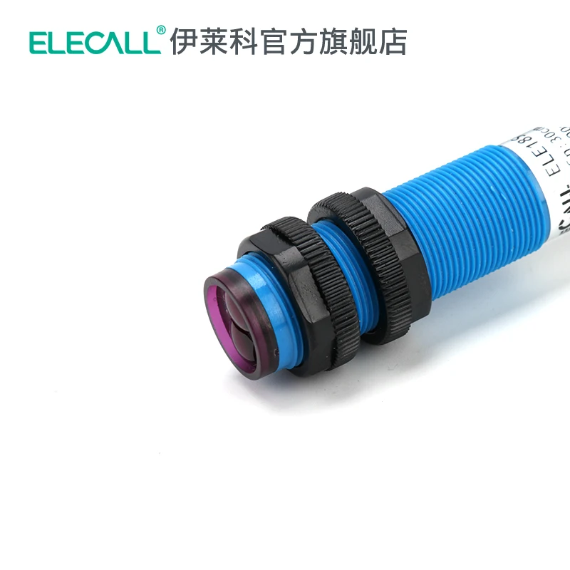 Sensor photoelectric switch (plastic cylinder type) ELE18S-A30NAD3 infrared diffuse reflection warranty for 5 years
Sensor photoelectric switch (plastic cylinder type) ELE18S-A30NAD3 infrared diffuse reflection warranty for 5 years