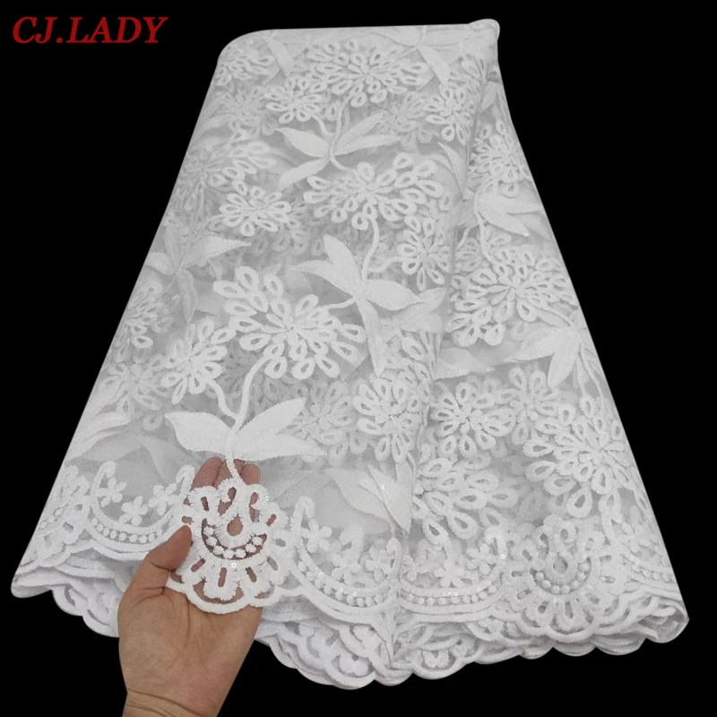 White Sequin African French Net Lace Fabric 2021 High Quality Tulle Mesh Lace Bridal Nigerian Wedding Dress Lace For Women A04
White Sequin African French Net Lace Fabric 2021 High Quality Tulle Mesh Lace Bridal Nigerian Wedding Dress Lace For Women A04