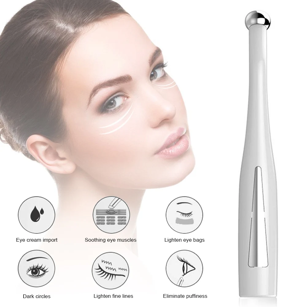 Electric Eye Massager Facial Massager Wand Dark Circle Remover Eliminate Eye Bags AndMassage Instrument For Removing Dark Circle
Electric Eye Massager Facial Massager Wand Dark Circle Remover Eliminate Eye Bags AndMassage Instrument For Removing Dark Circle
