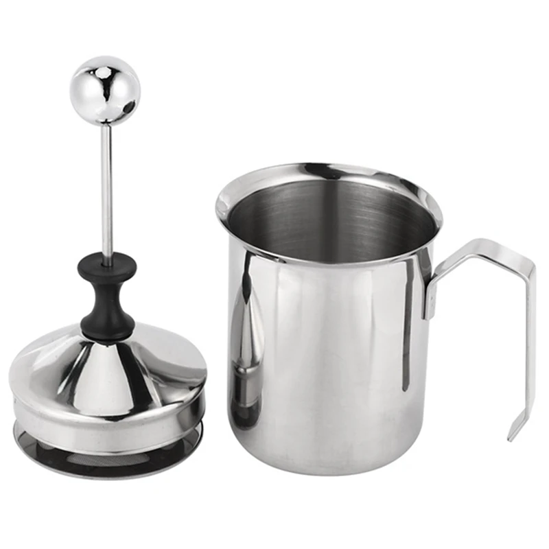 Manual Milk French Press Coffee Maker Stainless Steel & Drip Kettle 600Ml Coffee Teapot Non-Stick Stainless Steel
Manual Milk French Press Coffee Maker Stainless Steel & Drip Kettle 600Ml Coffee Teapot Non-Stick Stainless Steel