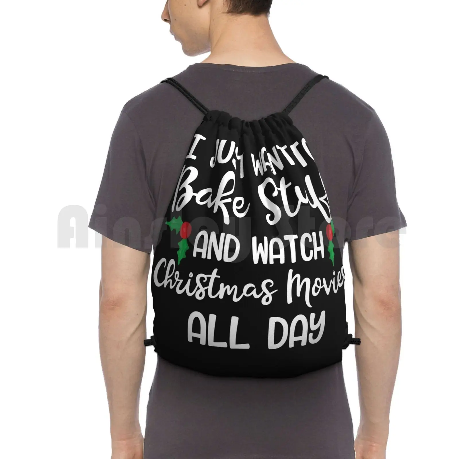I Just Want To Bake Stuff And Watch Christmas Movies All Day Gift Backpack Drawstring Bags Gym Bag Waterproof Christmas
I Just Want To Bake Stuff And Watch Christmas Movies All Day Gift Backpack Drawstring Bags Gym Bag Waterproof Christmas