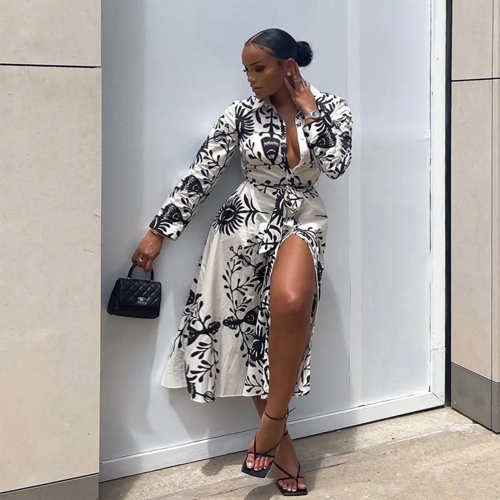 PLSW Printed V-neck A-line Women Midi Dresses Dress Casual Elegent Female Asymmetrical Vintage Fashion Streetwear Autumn
PLSW Printed V-neck A-line Women Midi Dresses Dress Casual Elegent Female Asymmetrical Vintage Fashion Streetwear Autumn