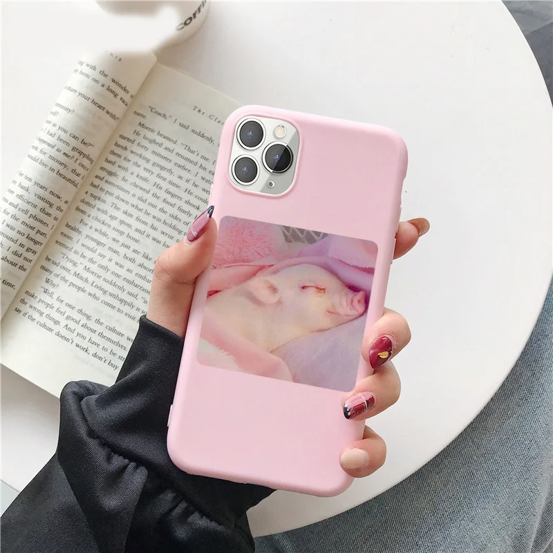 Silicone Cute Animal Pig Phone Case For iPhone 11 12 Mini Pro Max X XR XS Max 6s 7 8 Plus SE 2 Phone Case Couple Soft Back Cover
Silicone Cute Animal Pig Phone Case For iPhone 11 12 Mini Pro Max X XR XS Max 6s 7 8 Plus SE 2 Phone Case Couple Soft Back Cover