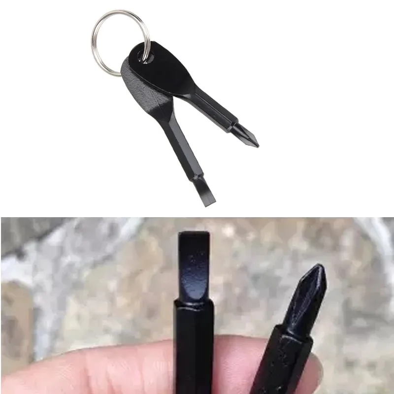 Screwdriver Portable Screwdriver Repair Set Keyring Flathead Slotted Screw Repair Tool 60*16mm Hand Tool
Screwdriver Portable Screwdriver Repair Set Keyring Flathead Slotted Screw Repair Tool 60*16mm Hand Tool