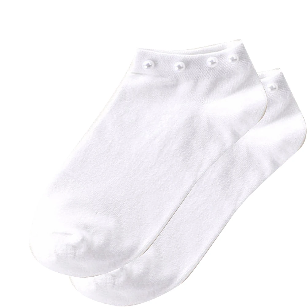 Summer Elegant Pearl Socks Women Korean Fashion Breathable Cotton Short Ankle Socks Girls Sweet Harajuku Funny Low Cut Socks
Summer Elegant Pearl Socks Women Korean Fashion Breathable Cotton Short Ankle Socks Girls Sweet Harajuku Funny Low Cut Socks