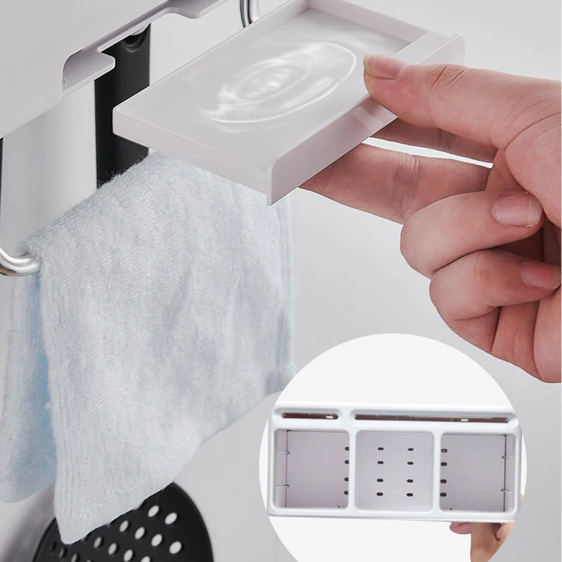 DANLE Kitchen Organizer Rack,Knife Holder,Wall Mounted Cutlery Drainer Rack with Mobile Phone Holder Towel Bar
DANLE Kitchen Organizer Rack,Knife Holder,Wall Mounted Cutlery Drainer Rack with Mobile Phone Holder Towel Bar