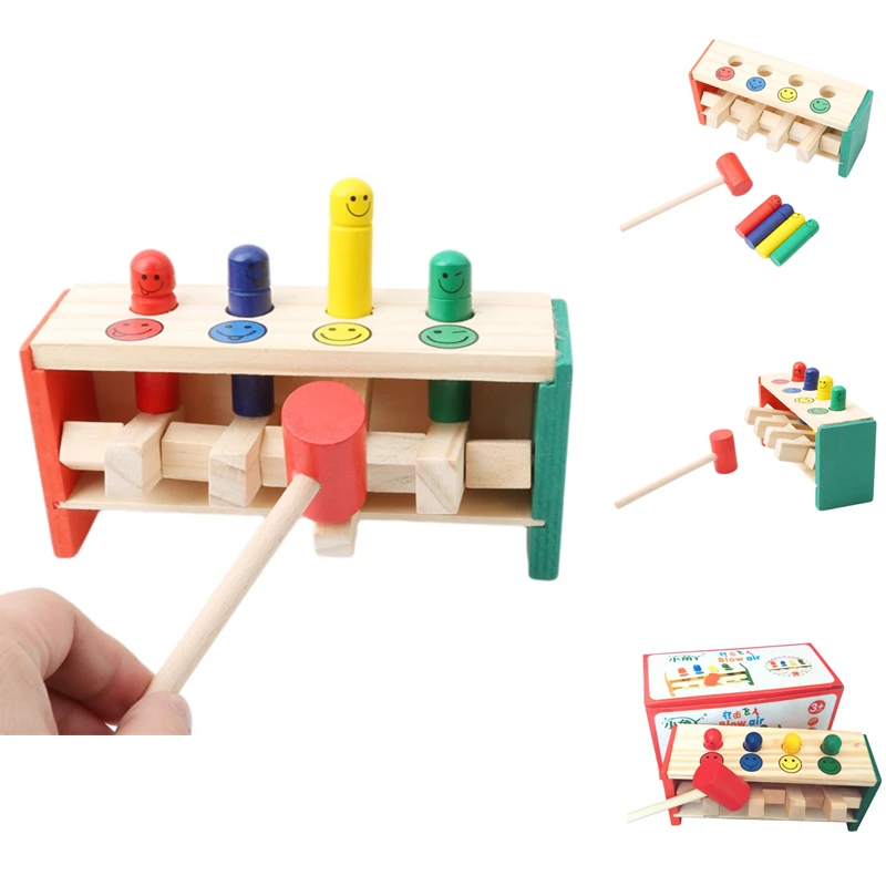Baby Wooden Toys Hammer Toys +Stick Hammer Box Toddlers Educational Puzzles Wooden Game Toys for Children Hammering Kids Toys
Baby Wooden Toys Hammer Toys +Stick Hammer Box Toddlers Educational Puzzles Wooden Game Toys for Children Hammering Kids Toys