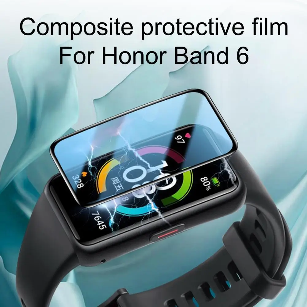 Protective Film Touch Sensitive Anti-scratch PET Shatterproof Easy to Apply Screen Protector for Honor Band 6
Protective Film Touch Sensitive Anti-scratch PET Shatterproof Easy to Apply Screen Protector for Honor Band 6