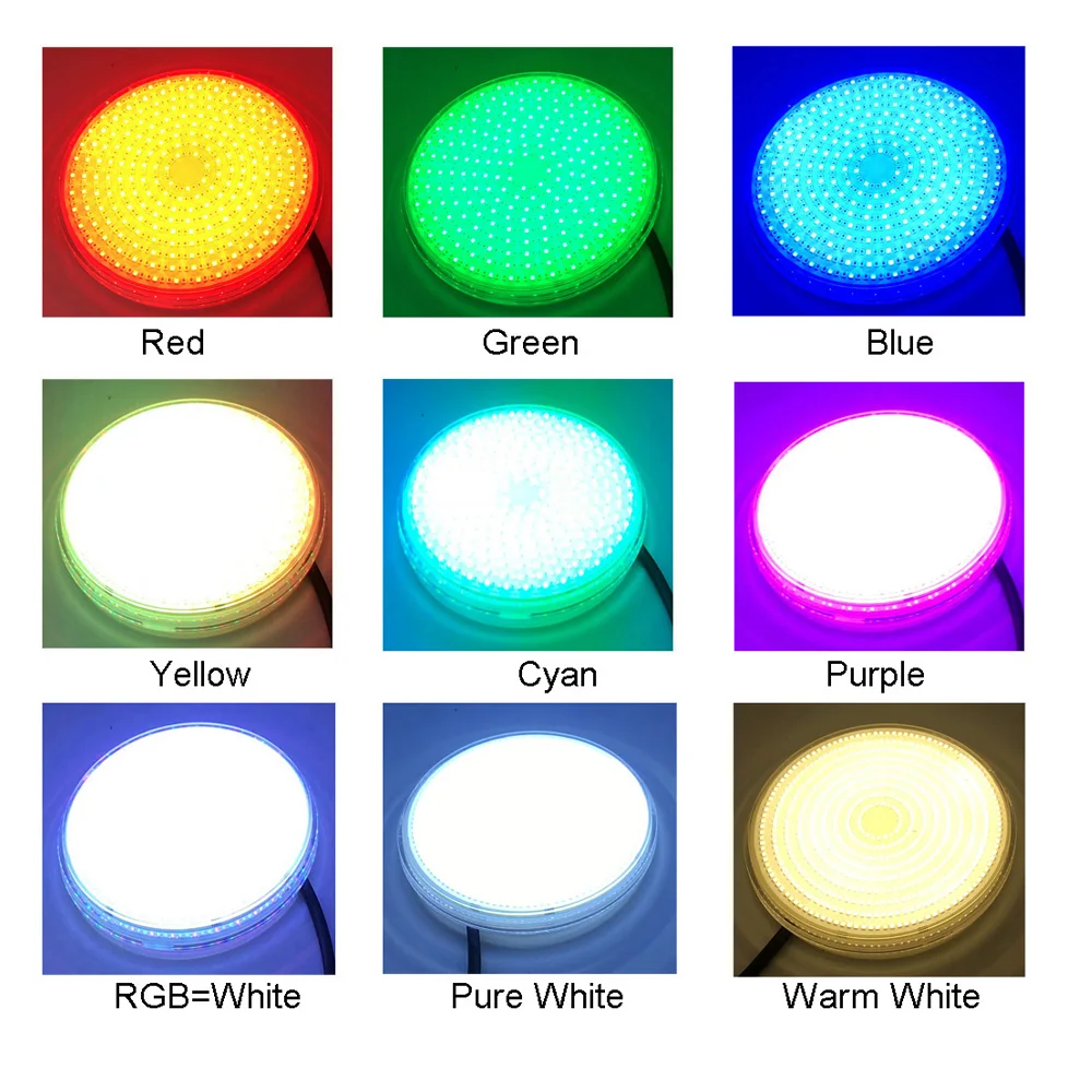 Подводный прожектор RGB 18 Вт 24 30 35 42 AC12 в | Освещение