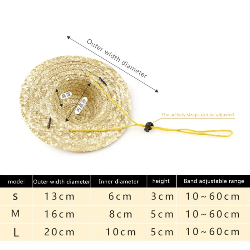 Pet Cats and Dogs Foreign Style Cute Farmer Shade Bow Straw Straw Hat Pet Supplies Dog Accessories
Pet Cats and Dogs Foreign Style Cute Farmer Shade Bow Straw Straw Hat Pet Supplies Dog Accessories