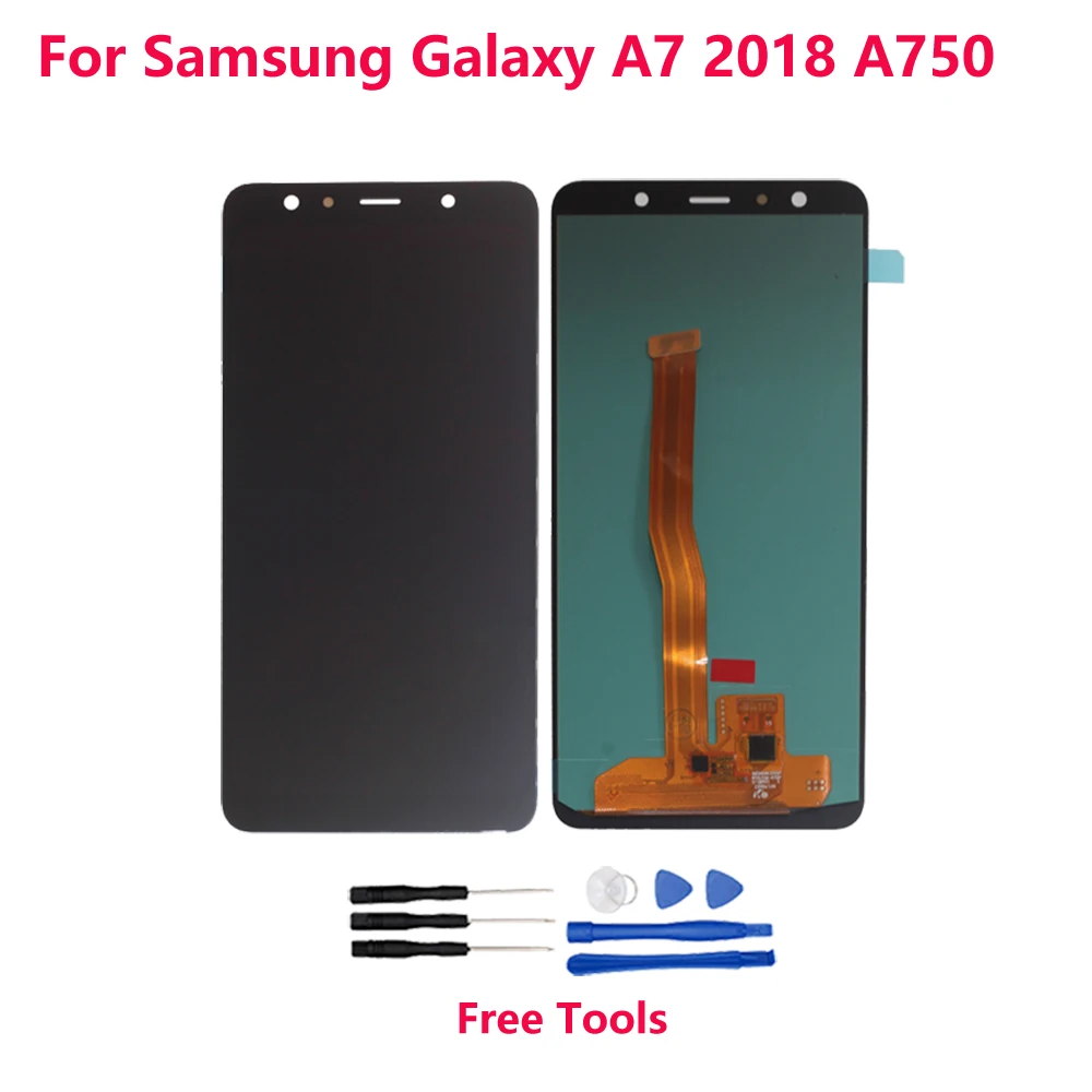 ЖК-дисплей для Samsung Galaxy A7 2018 A750 A750F, дисплей для A750FN SM-A750F A750G, сенсорный экран с дигитайзером в сборе Incell Amoled
ЖК-дисплей для Samsung Galaxy A7 2018 A750 A750F, дисплей для A750FN SM-A750F A750G, сенсорный экран с дигитайзером в сборе Incell Amoled