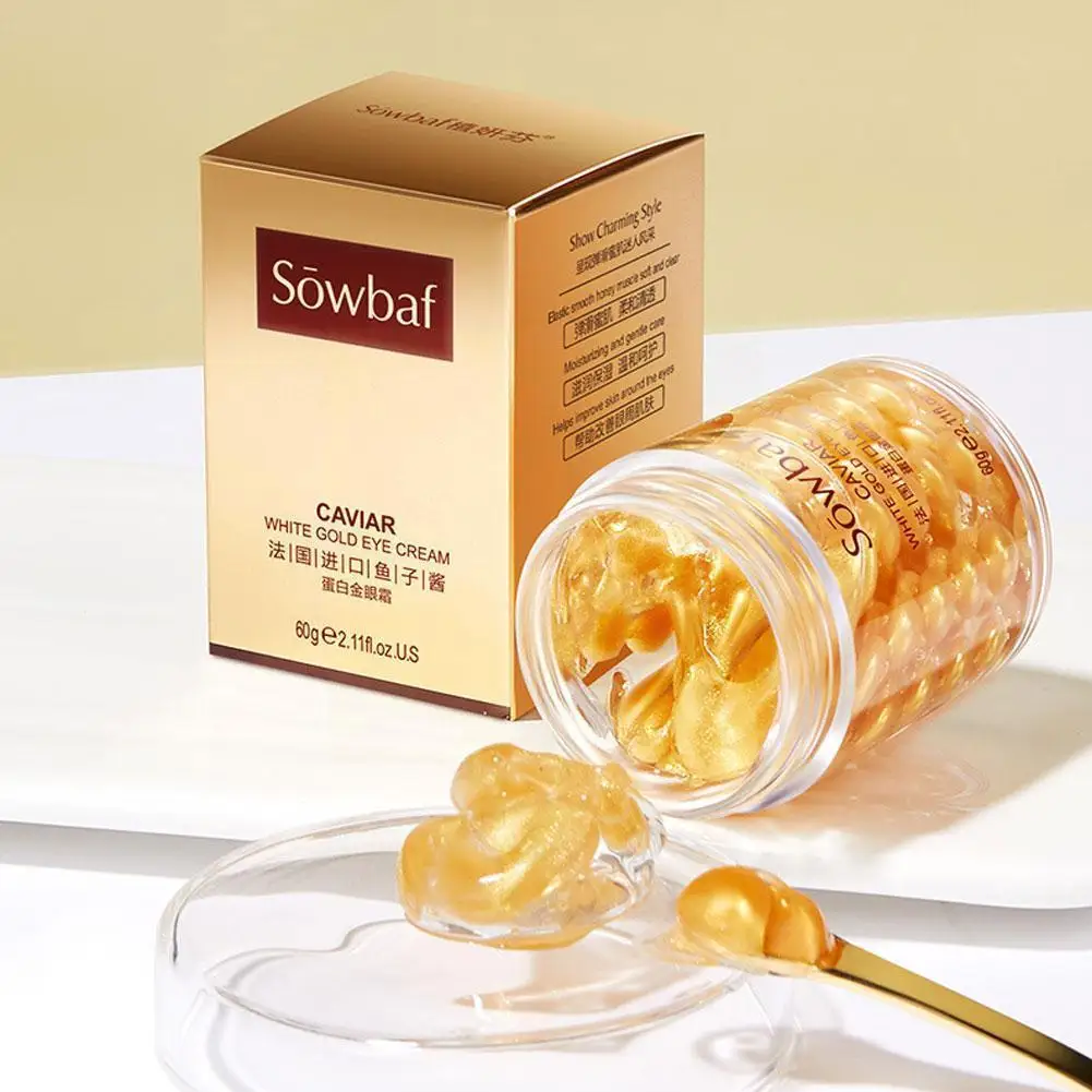 60g Caviar protein Gold Eye Cream Anti Wrinkle Remove Reduce Care Dark Puffiness Lines Anti Eye Anti-Aging Circle Fine W7B0
60g Caviar protein Gold Eye Cream Anti Wrinkle Remove Reduce Care Dark Puffiness Lines Anti Eye Anti-Aging Circle Fine W7B0