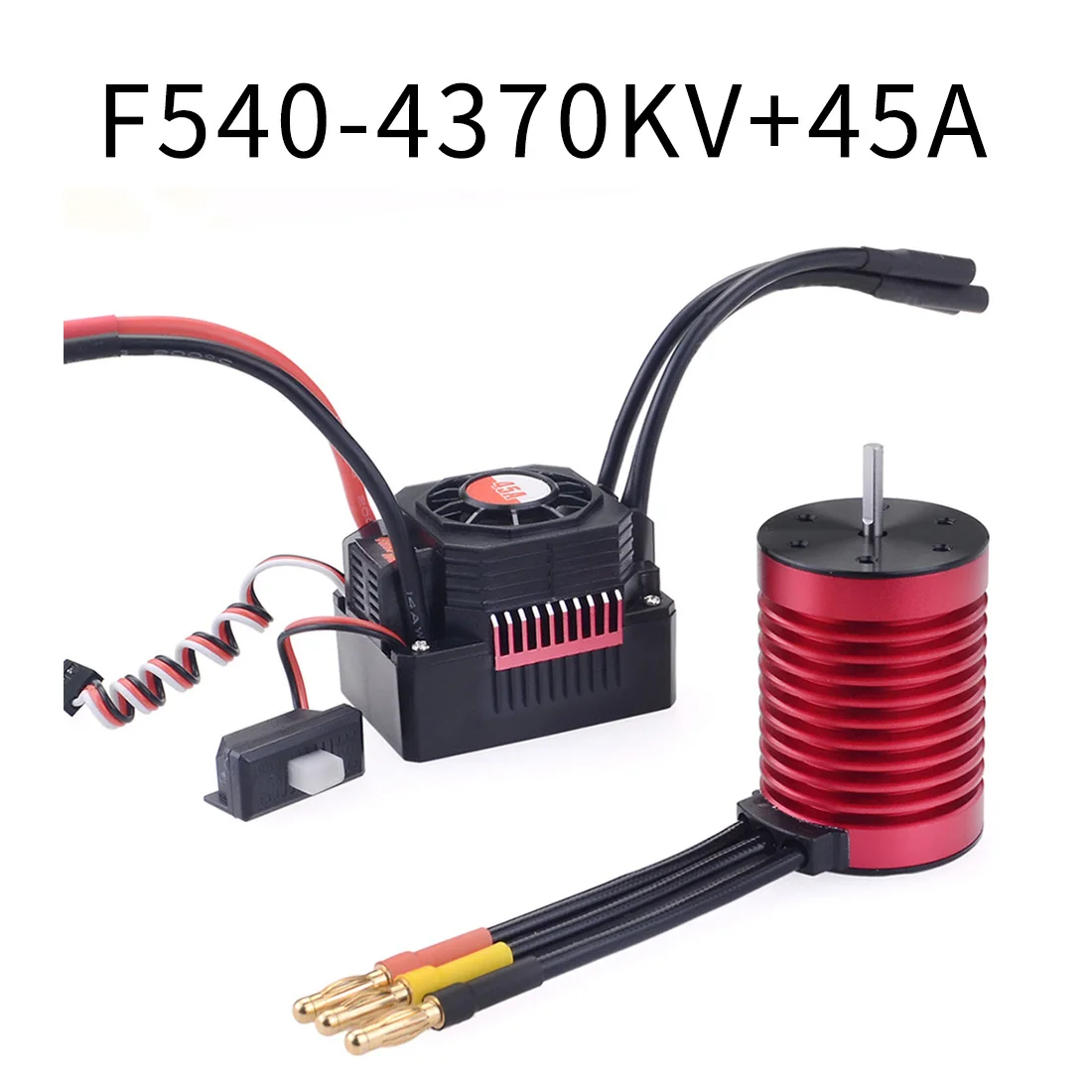 

Surpass Hobby KK F540 Waterproof Combo 4370KV 3000KV Brushless Motor w/45A ESC for Tamiya Axial Redcat 1/10 RC Car Parts