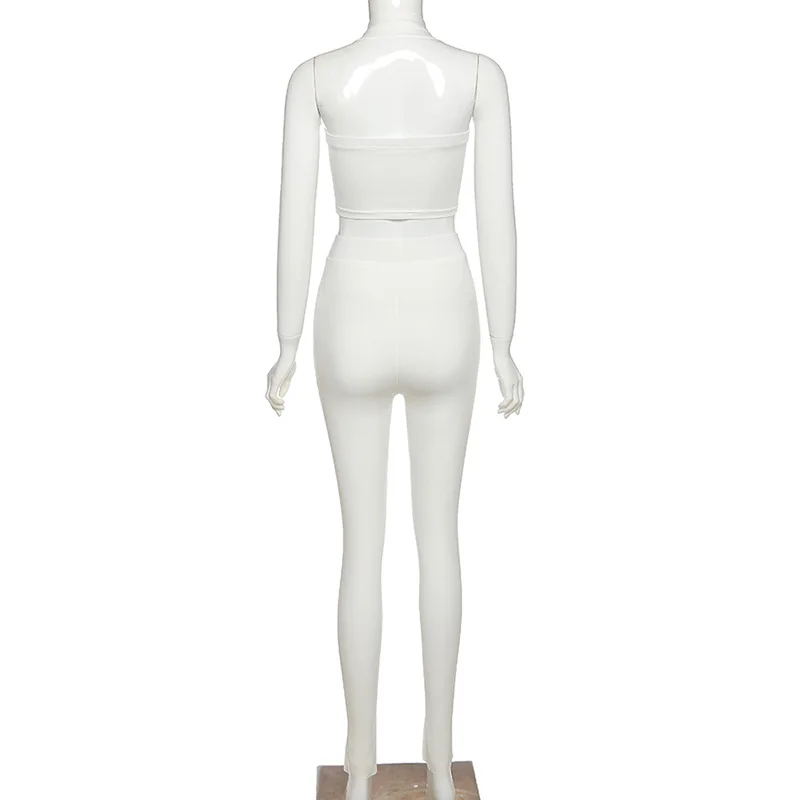 HIGAREDAWomen Solid Casual Sets Two Pieces Fitness Tracksuit Summer Bras And High Waist Slit Leggings Female Athleisure Outfit
HIGAREDAWomen Solid Casual Sets Two Pieces Fitness Tracksuit Summer Bras And High Waist Slit Leggings Female Athleisure Outfit