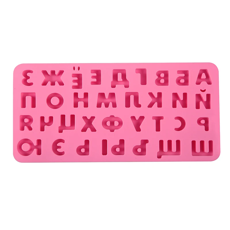 3D Russian Alphabet Silicone Mold Letters Chocolate Mold Cake Decorating Tools Tray Fondant Molds Jelly Cookies Baking Mould
3D Russian Alphabet Silicone Mold Letters Chocolate Mold Cake Decorating Tools Tray Fondant Molds Jelly Cookies Baking Mould