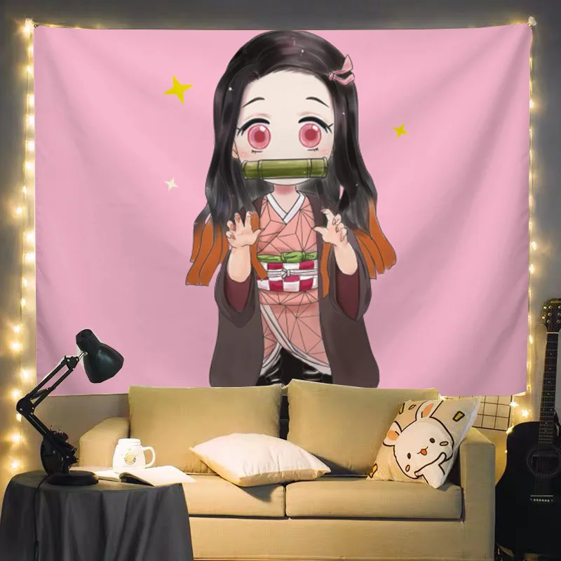 Demon Slayer Nezuko Japanese Anime Tapestry Wall Hanging Tapestries for Dorm Living Room Wall Home Decor Decoration Boho Hippie
Demon Slayer Nezuko Japanese Anime Tapestry Wall Hanging Tapestries for Dorm Living Room Wall Home Decor Decoration Boho Hippie