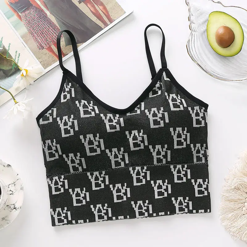 New High Quality Seamless Letters Wrapped Chest U Back Comfortable And Breathable Sports Underwear Vest Wireless Bra Women
New High Quality Seamless Letters Wrapped Chest U Back Comfortable And Breathable Sports Underwear Vest Wireless Bra Women