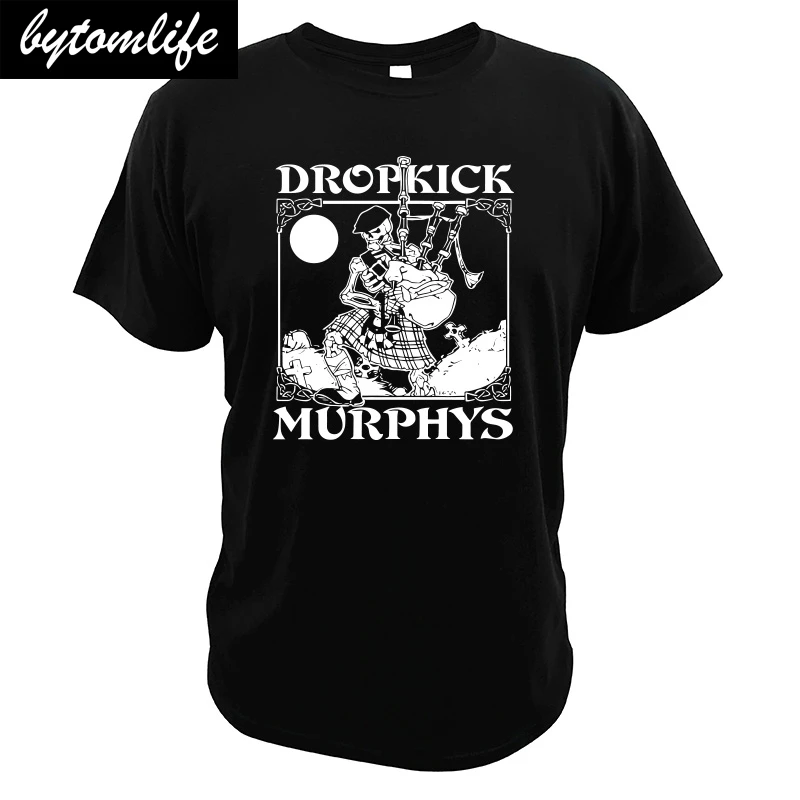 Dropkick Murphys T Shirt Skeleton Piper American Celtic Punk Band Tshirt 100% Cotton Breathable Tee Tops
Dropkick Murphys T Shirt Skeleton Piper American Celtic Punk Band Tshirt 100% Cotton Breathable Tee Tops